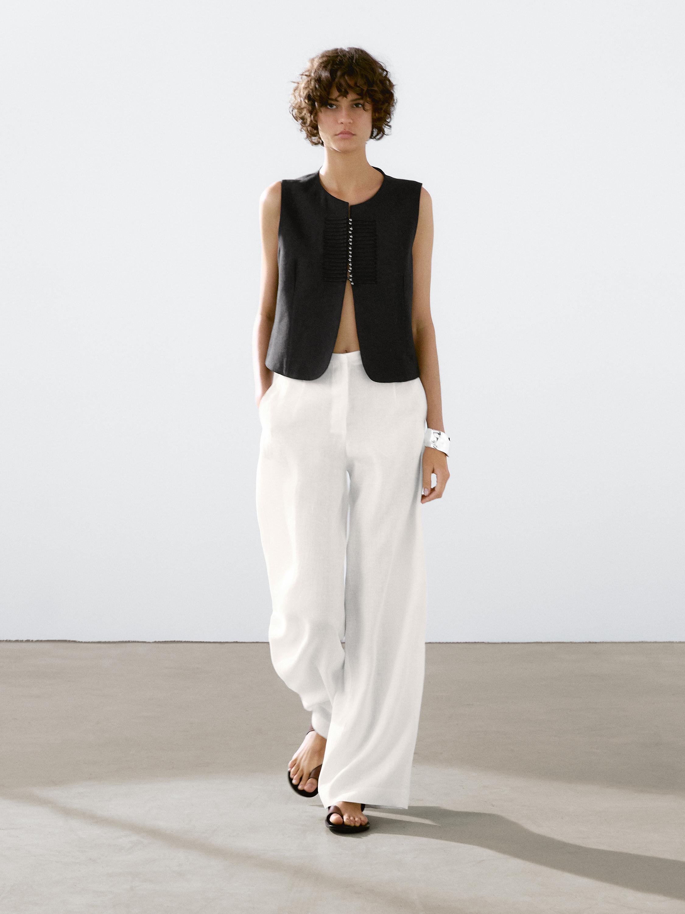 Clara Linen Trousers
