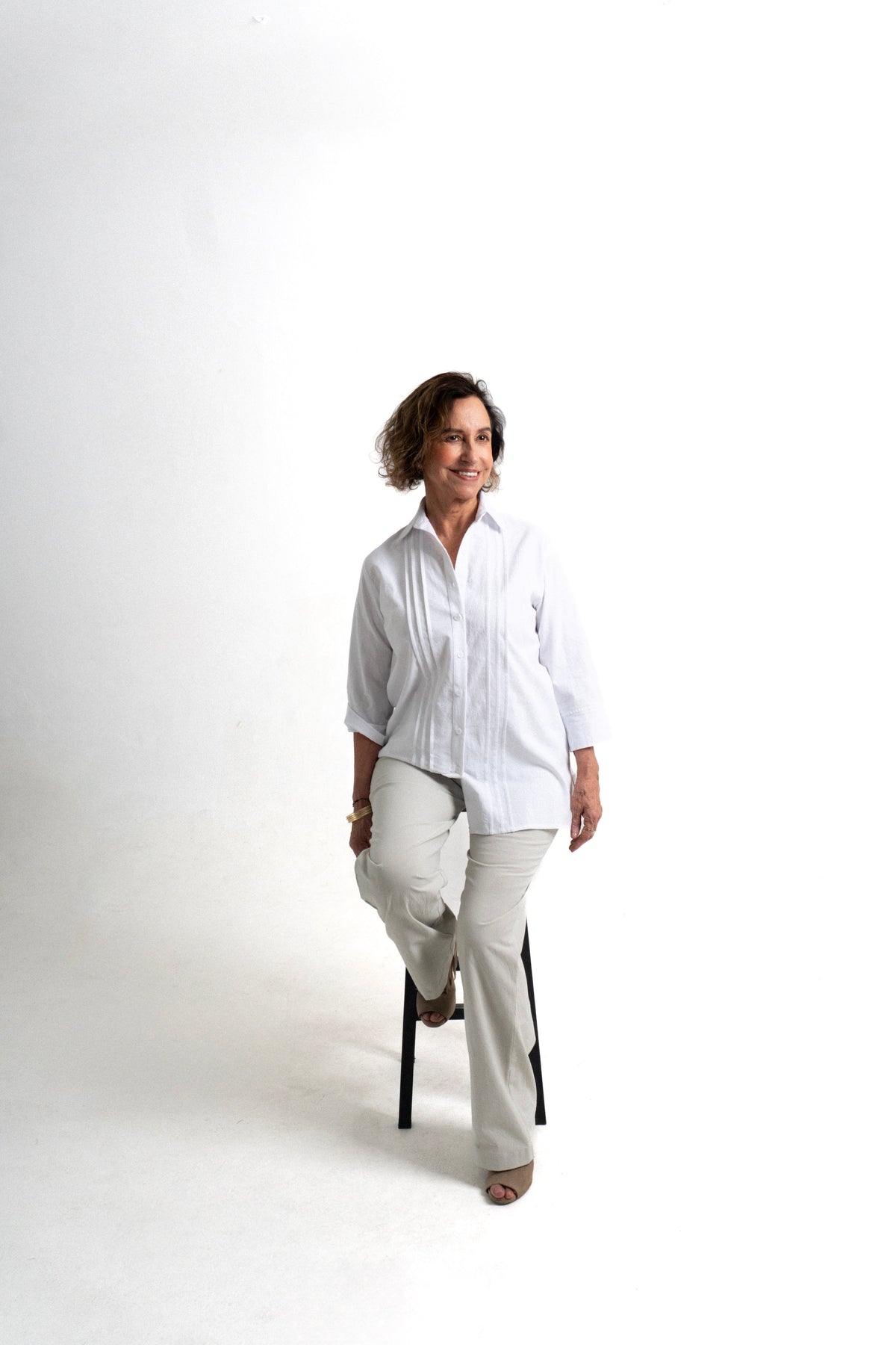 Blusa Manta Merida - Blanco (Manta)