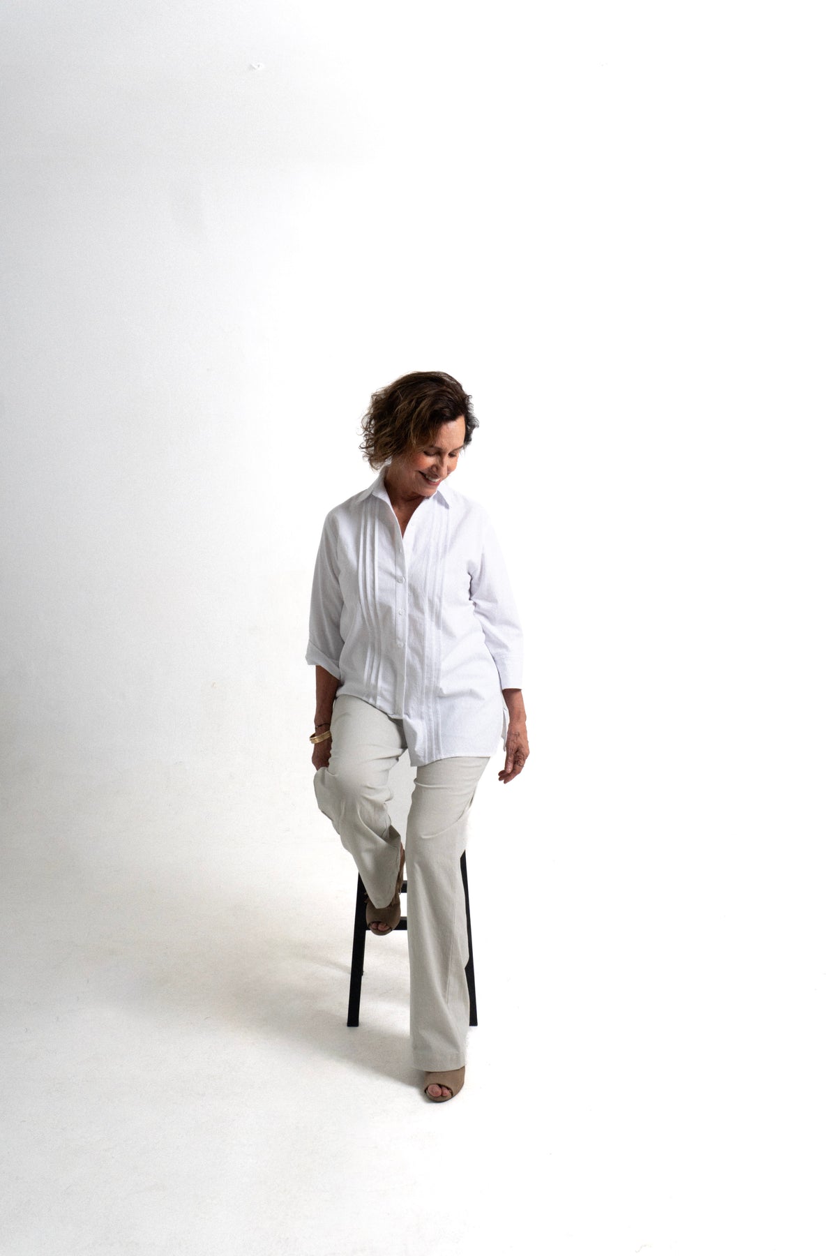 Blusa Manta Merida - Blanco (Manta)