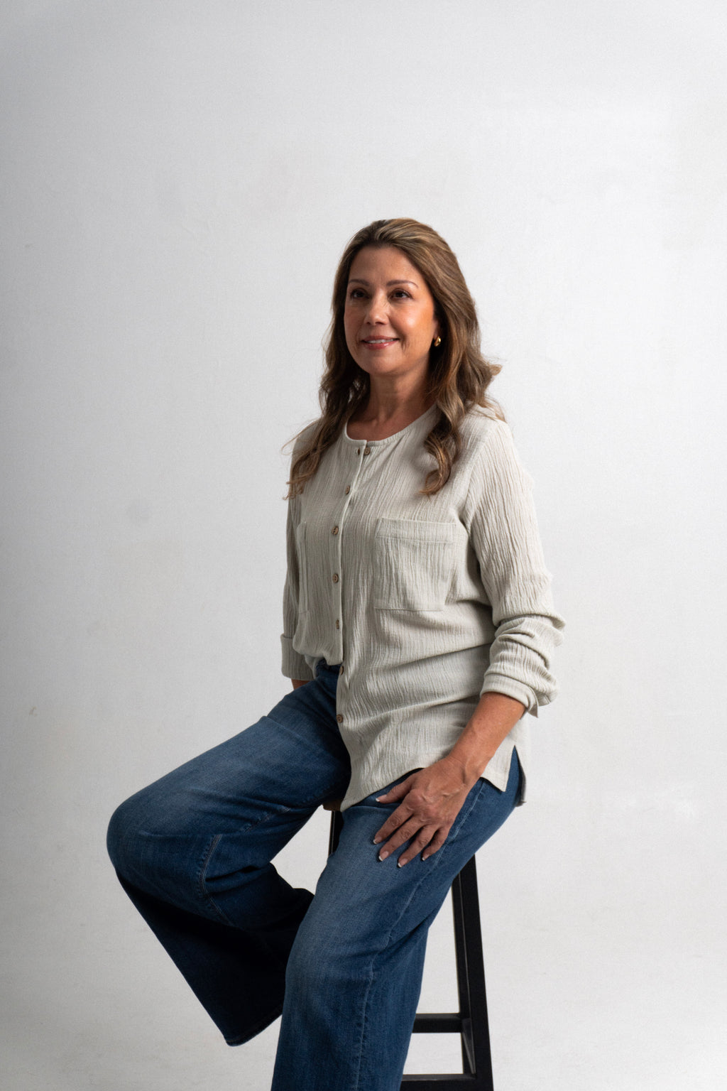 Blusa Valladolid - Latte (Manta)