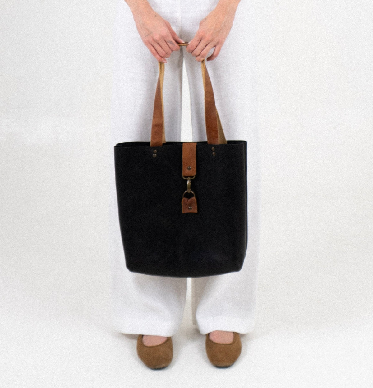 Bolsa Grande Piel Negro