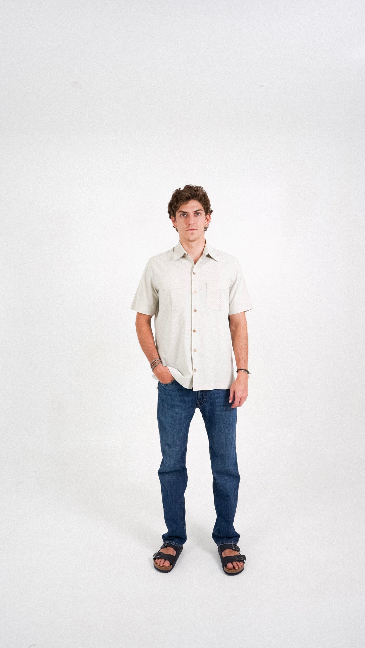 Camisa Manta Puebla - Latte (Manta)