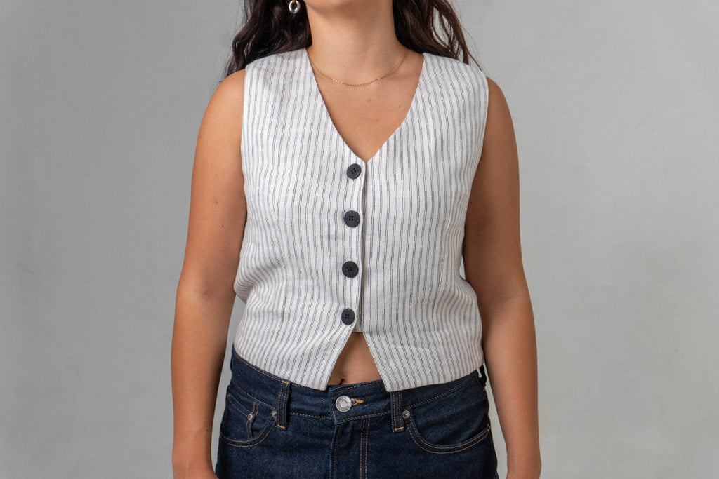 Chaleco Lino Camila - Regata