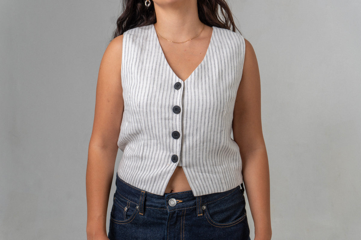 Chaleco Lino Camila - Regata