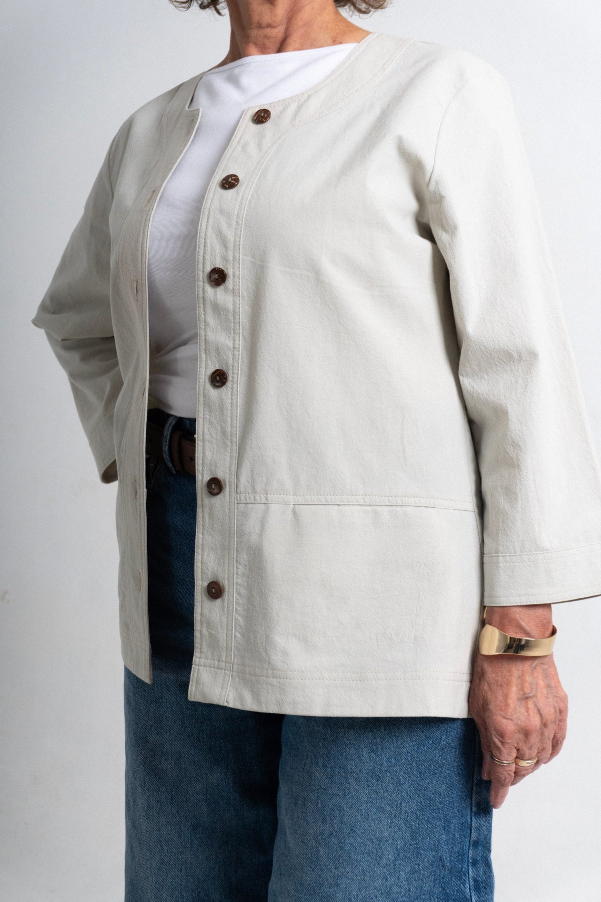 Chaqueta Roma - Latte (Manta)