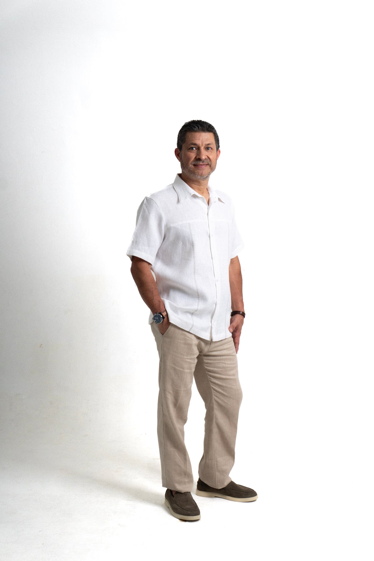 Pantalon Lino Milan - Natural