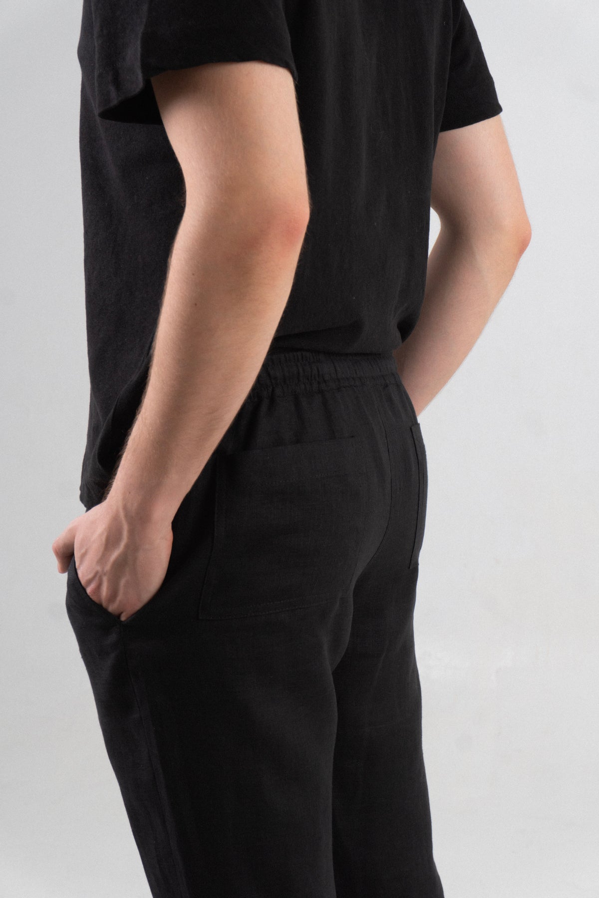 Pantalon Lino Paulo - Negro