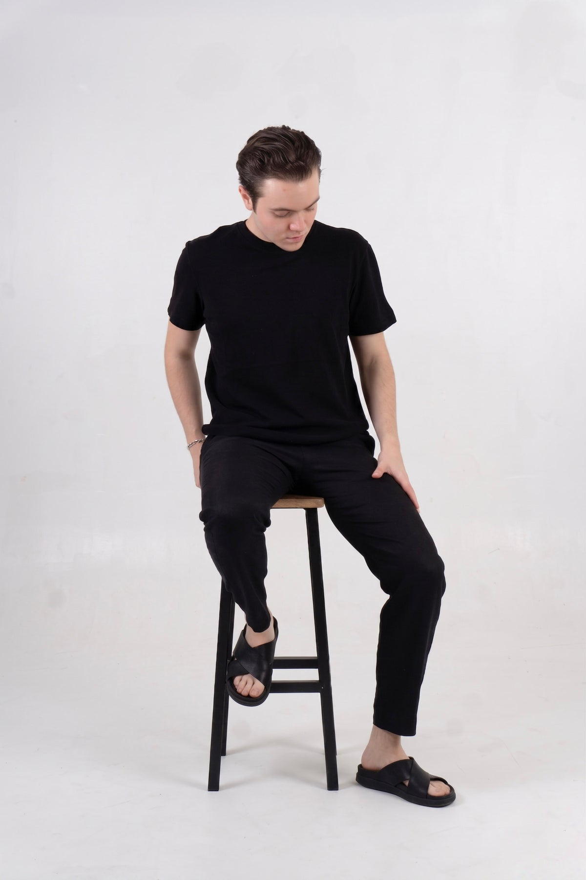 Pantalon Lino Paulo - Negro
