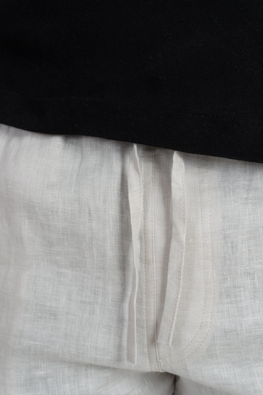 Pantalon Lino Rimini - Marfil