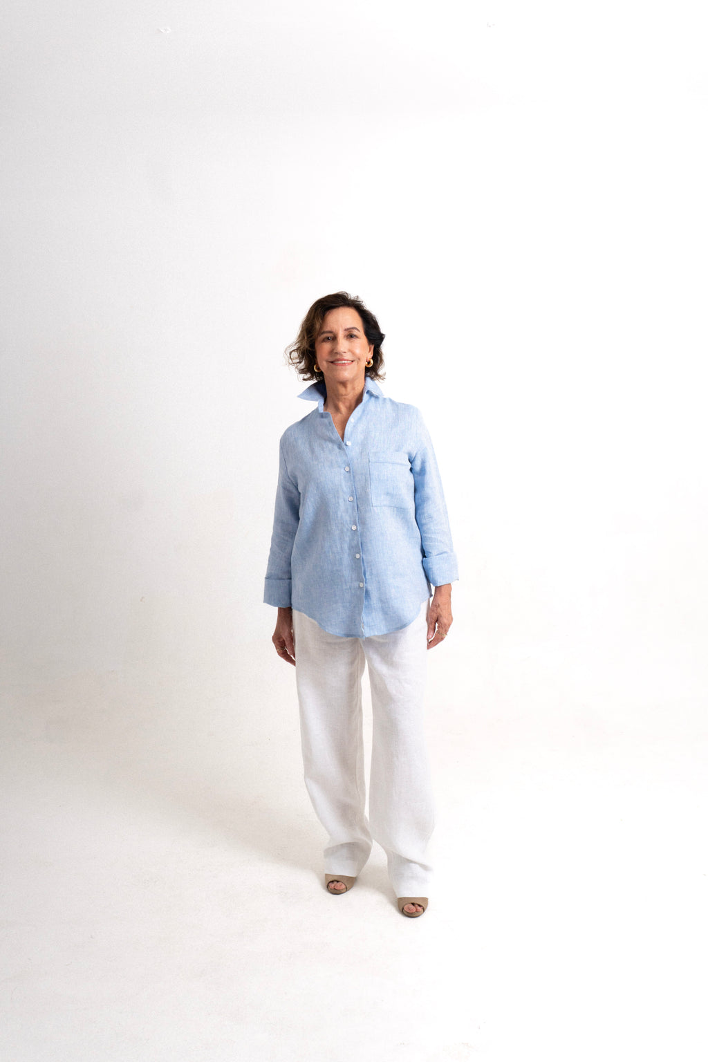 Pantalon Lucca - Blanco (Lino)