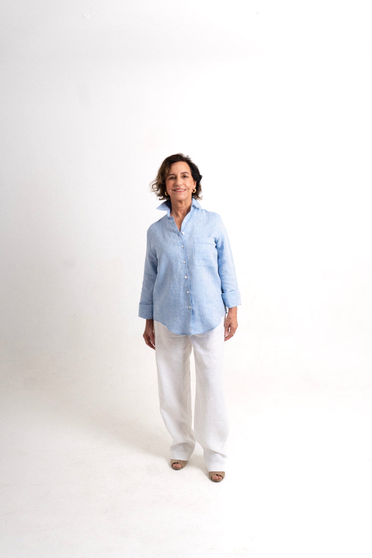 Pantalon Lucca - Blanco (Lino)