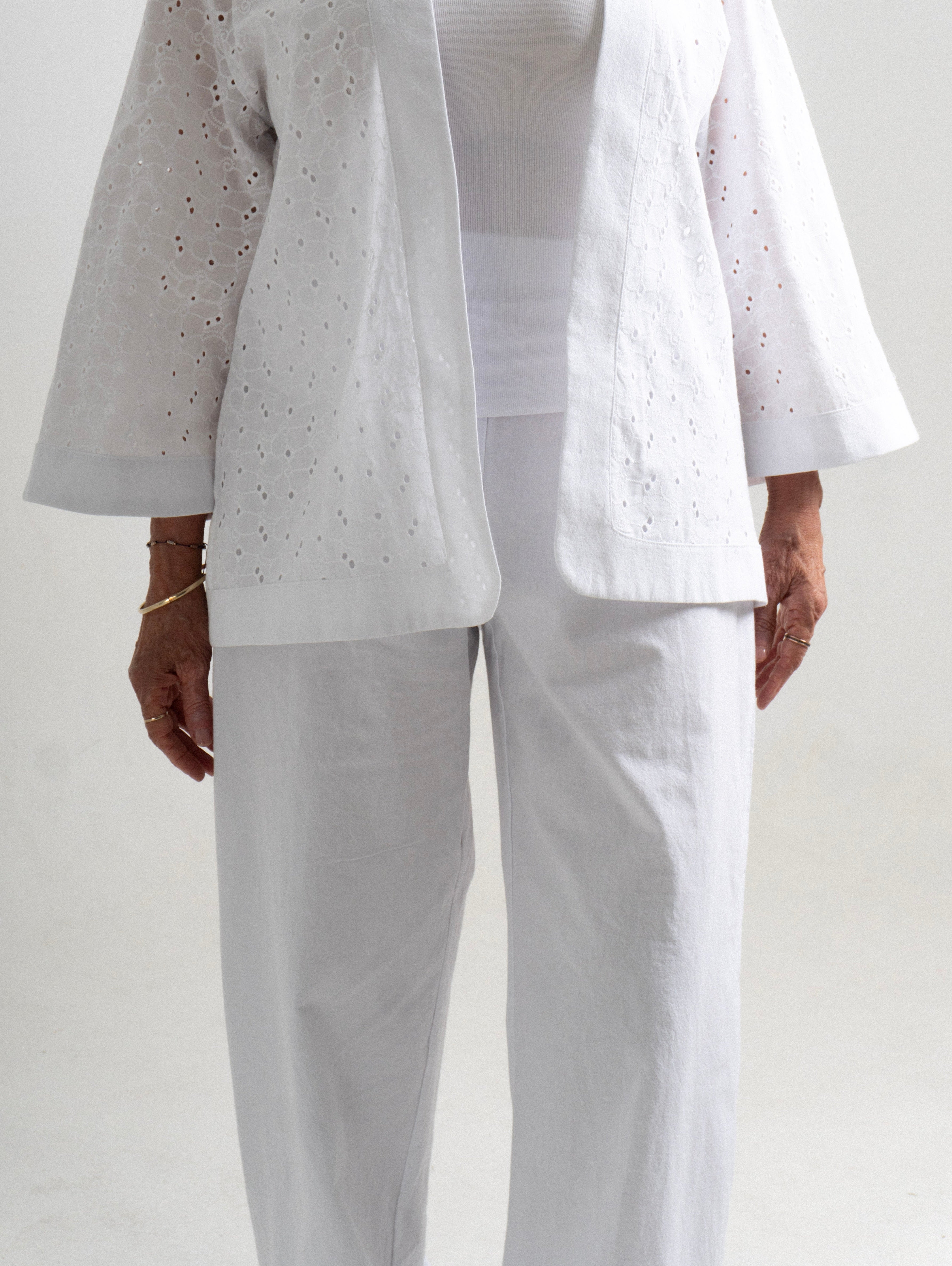 Pantalon Lucca - Blanco (Manta)