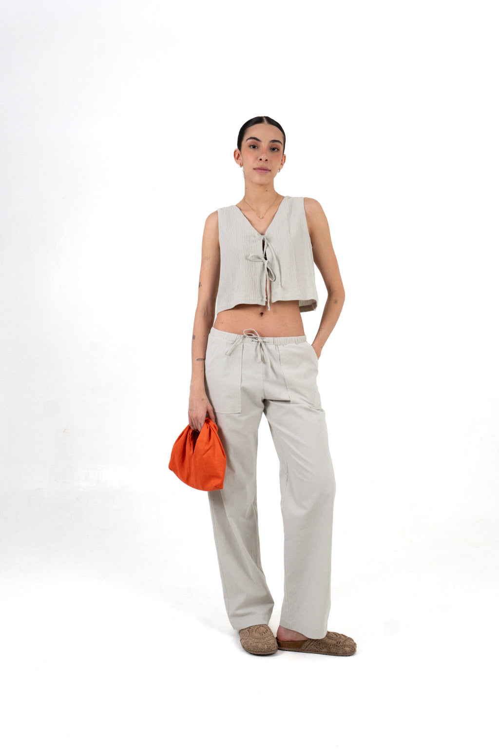 Pantalon Ibiza - Latte (Manta)
