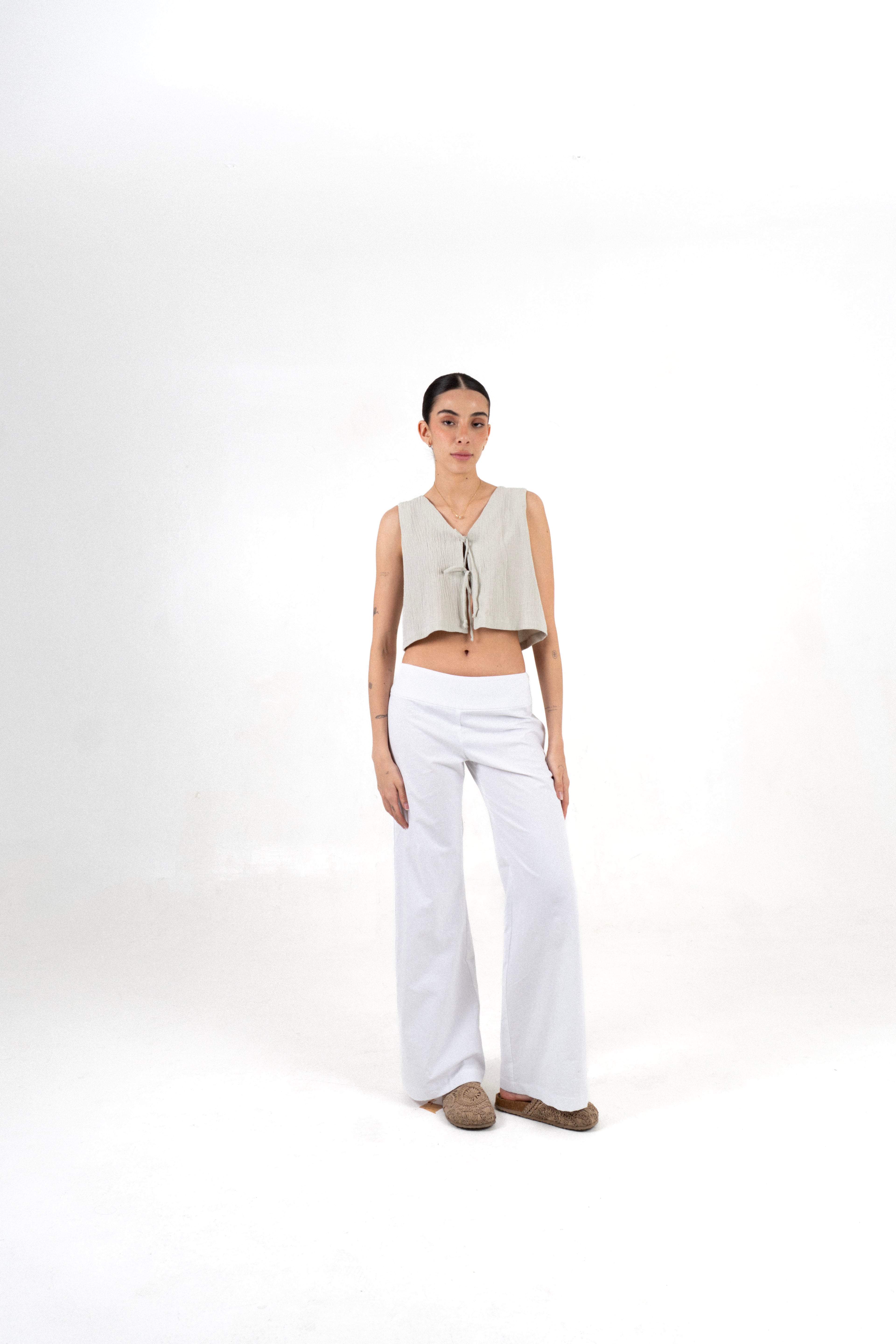 Pantalon Miranda - Blanco (Manta)
